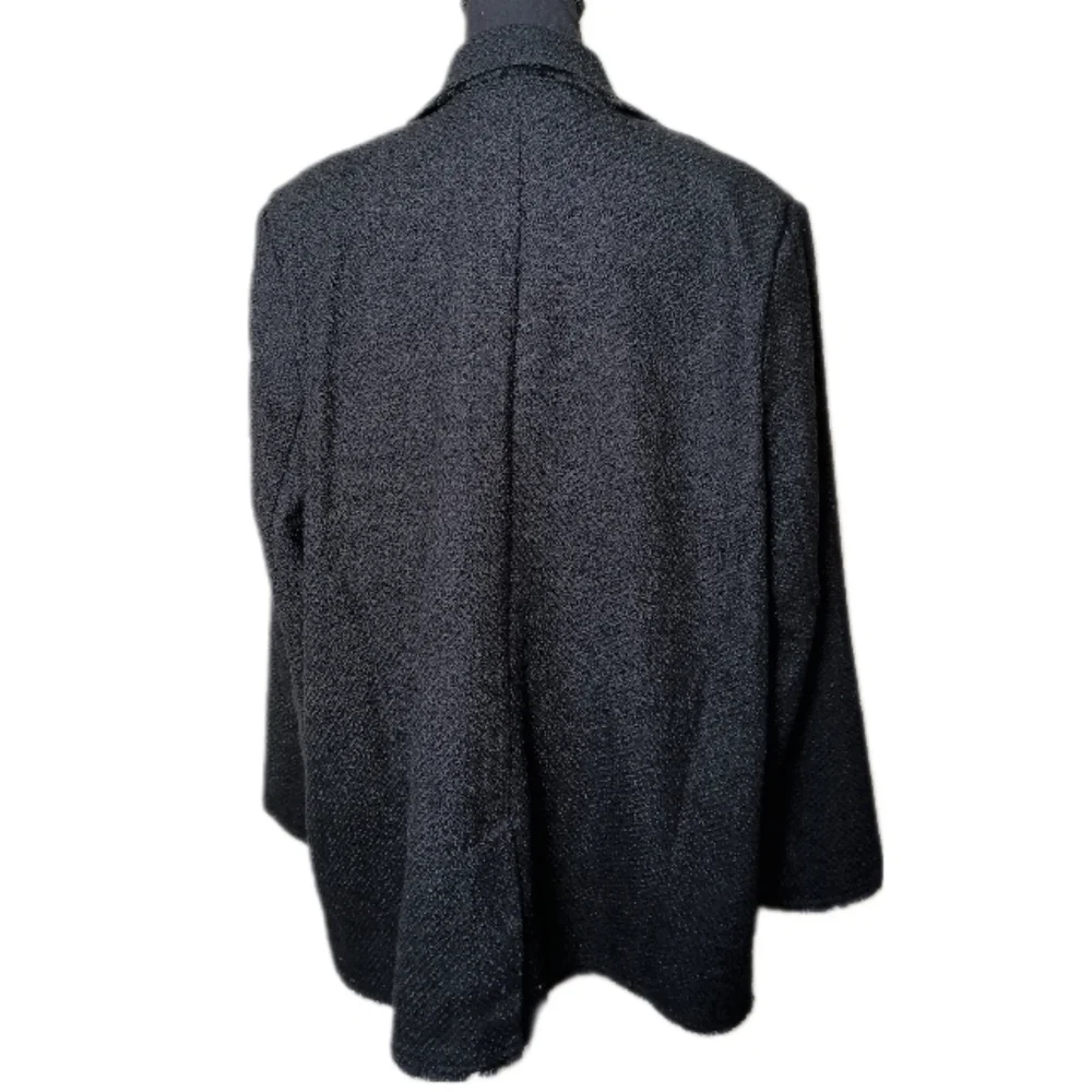 Future Collective x Jenny K. Lopez Bouclé Frayed Edge Blazer – Size 1X - Picture 6 of 12